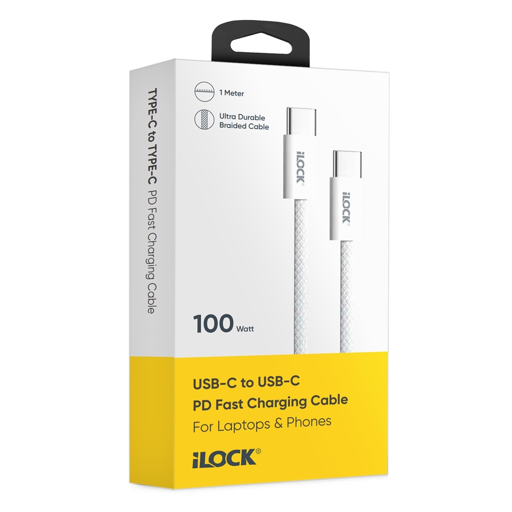 [509102] كابل شاحن قماش Type C to C 240w